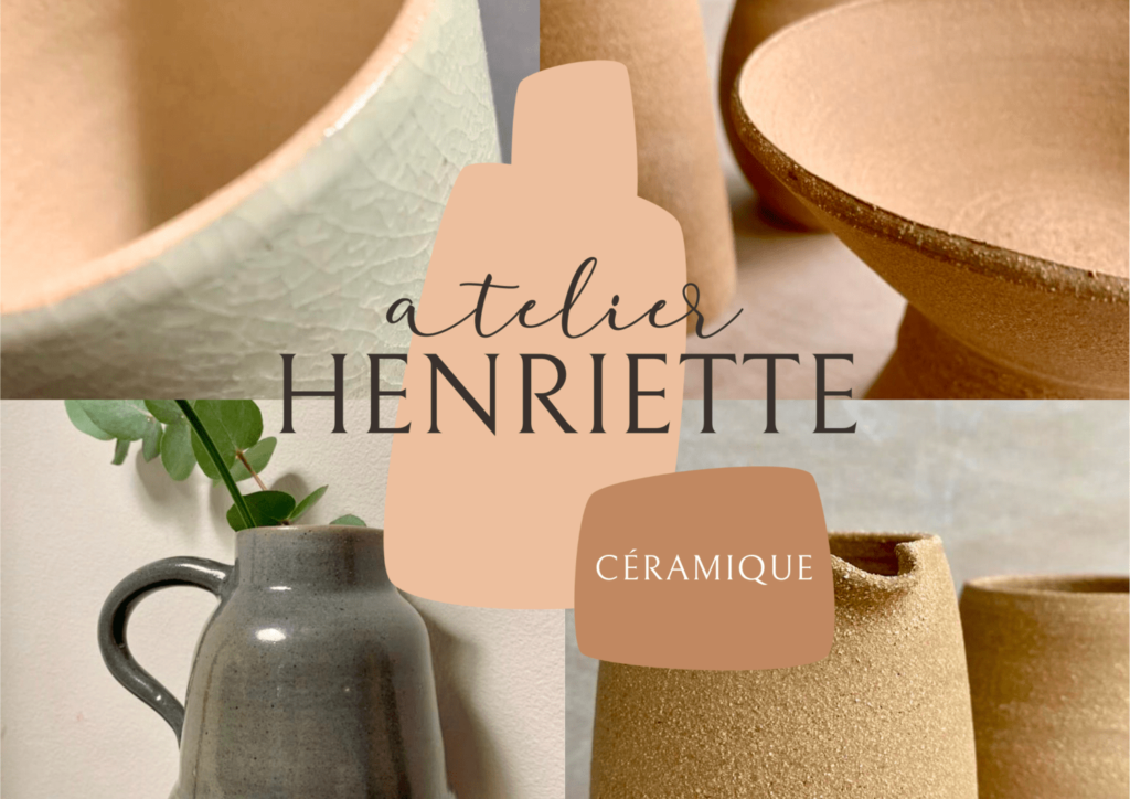 carte cadeau Atelier Henriette céramique. Téléchargeable ou à récupérer à l'atelier